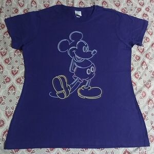 Disney Purple Mickey Mouse Tee